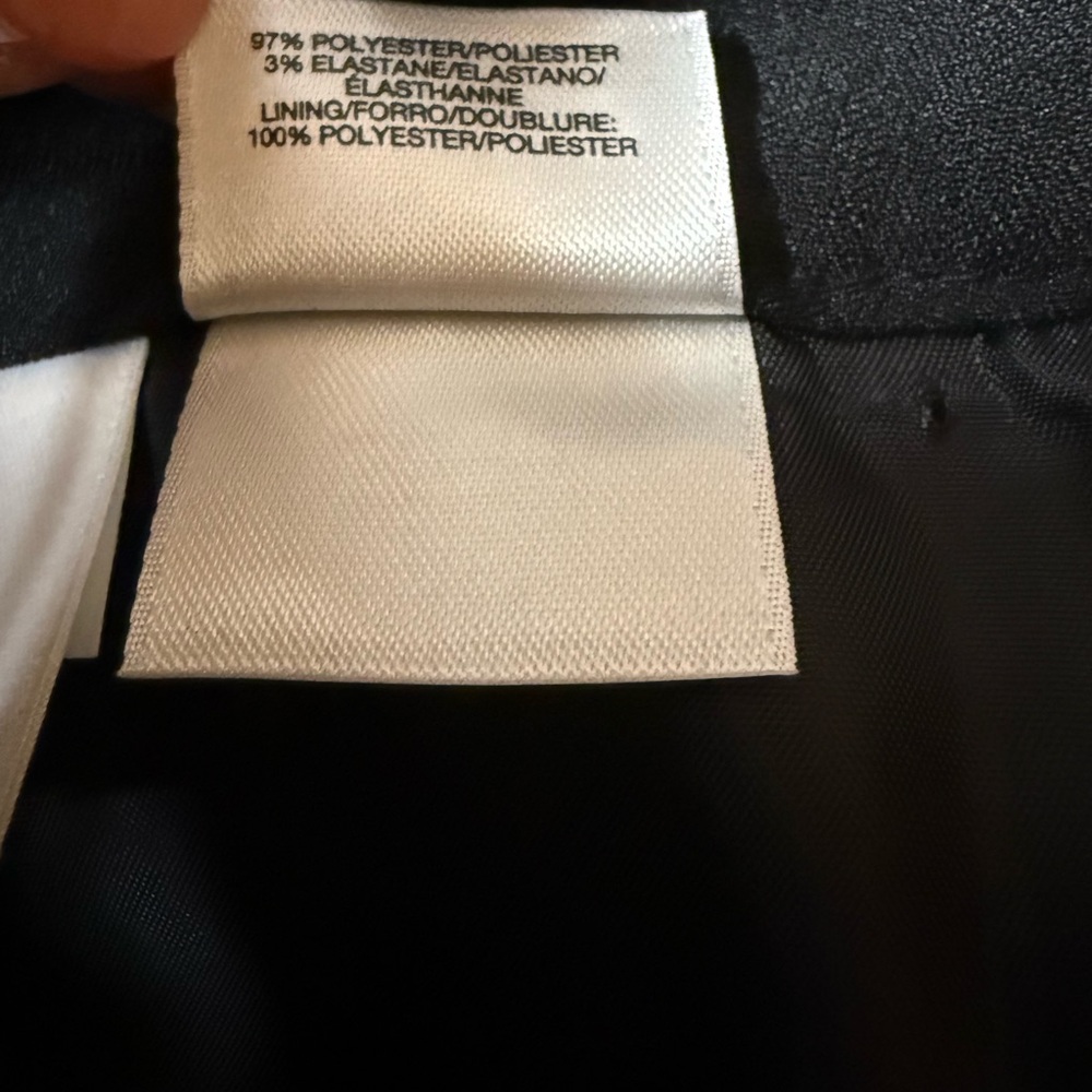 Evan-Picone Black Label Pencil Skirt - Black w/ White Piping - Size 6 - NWT - Picture 7 of 7